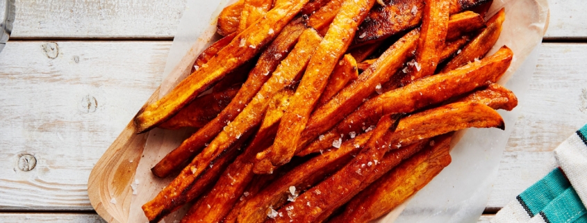 Baked Sweet Potato Fries - Just a Taste
