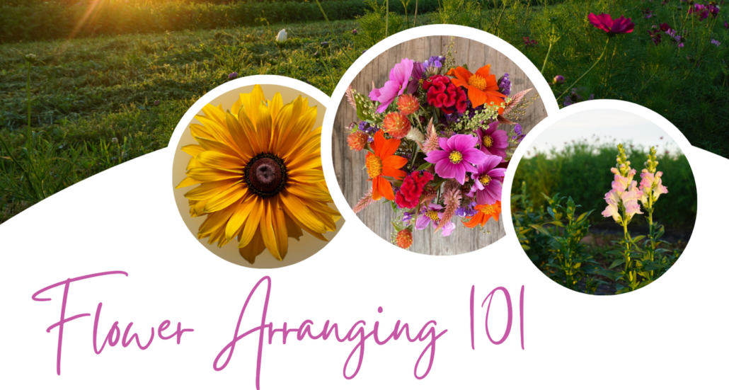 Flower Arranging Just Farmed